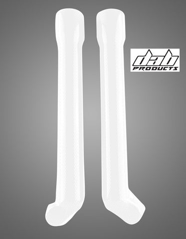 DAB PRODUCTS MARZOCCHI  LOWER FORK GUARDS WHITE FOR GAS GAS OSSA JOTAGAS