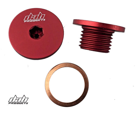 DAB PRODUCTS MONTESA COTA 4RT FLYWHEEL TIMING INSPECTION PLUG SCREW RED